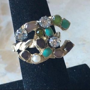 CHANEL Multi Stone Ring